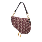 Oblique Canvas Saddle Bag